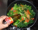 小松菜牛肉の中華炒め♪簡単レシピひき肉で作り方7写真