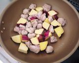 簡単☆さつま芋と鶏肉のハニーレモン作り方3写真
