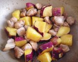 簡単☆さつま芋と鶏肉のハニーレモン作り方6写真