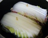 はくさい＆豚バラ肉の重ね蒸し作り方2写真