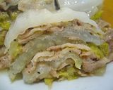 はくさい＆豚バラ肉の重ね蒸し作り方3写真