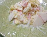 白菜とハムとりんごのサラダ作り方6写真