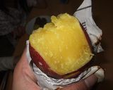 新聞紙とアルミで焼き芋(・∀・)作り方6写真