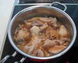鶏と根菜の煮物作り方4写真