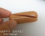 ウインナー飾り切り★うさぎちゃん作り方1写真