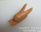 ウインナー飾り切り★うさぎちゃん作り方4写真