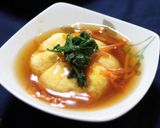 カニ缶消費。レンジだけでふんわり豆腐茶巾作り方6写真