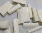 長芋の梅しそ豚肉巻き揚げ作り方1写真