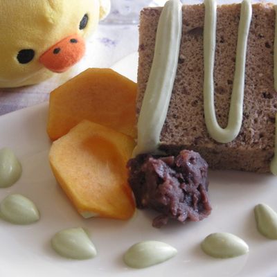 あんこたぁ～っぷりシフォンケーキ by ちゅんこっこ 【クックパッド