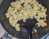 生姜焼きのタレ炒飯作り方1写真
