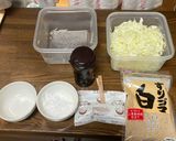 洗い物最小限!無限キャベツ胡麻和え作り方4写真