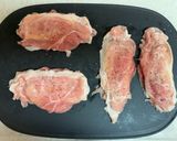 豚もも薄切り肉チーズとんかつ＊トマトバジルソース作り方1写真