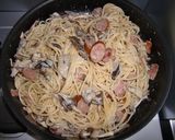 簡単☆きのこクリームパスタ作り方6写真