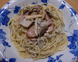簡単☆きのこクリームパスタ作り方7写真