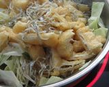 常備菜に！キャベツと油揚げのお浸し作り方2写真
