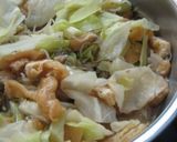 常備菜に！キャベツと油揚げのお浸し作り方3写真