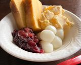 おうちカフェ⭐︎白玉×バウムの贅沢プレート作り方7写真