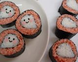 ハロウィン＊おばけちゃん海苔巻き作り方9写真