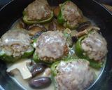 ピーマン肉詰めのレモンソース作り方9写真