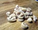 鶏皮とぬか漬けきゅうりの和え物作り方1写真