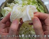 干しエビとキャベツの炒め物作り方4写真