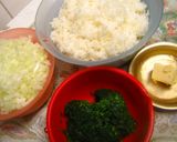 我が家の定番☆ほうれん草のオムライス作り方1写真