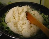 我が家の定番☆ほうれん草のオムライス作り方5写真