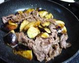 牛肉と茄子のカレークリームソース作り方5写真