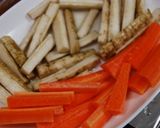 豚の根野菜巻き♪作り方1写真