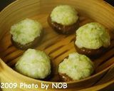 和風点心　椎茸の鯛ミンチ詰め作り方4写真