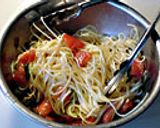 トマトLoveな朝食ひんやりパスタ作り方6写真