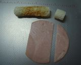 ちくわにお花埋めちゃいました♪作り方1写真
