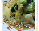 簡単煮るだけ♪キャベツの海苔和え作り方3写真