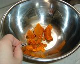 ◇かぼちゃ煮　ＤＥ　パンプキンクッキー◇作り方1写真