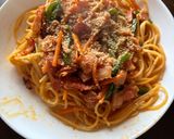 ベーコンとコチュジャンのパスタ作り方5写真
