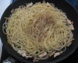 生ハムとルッコラのパスタ作り方4写真