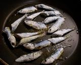 めざしと空芯菜の炒め物☆作り方3写真