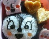 ◆キャラ弁◆海苔で作る黒ドキンちゃん作り方3写真