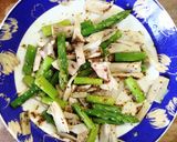 レンジで副菜 アスパラとエリンギのマスタード和え作り方6写真