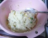 里芋とじゃがいもでミートグラタン作り方3写真