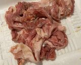 カリッと豚コマの揚げ焼き作り方1写真