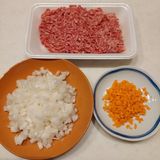 夏休みランチに！包まないオムレツ丼作り方1写真