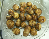 揚げ里いものたっぷり鶏そぼろあん★作り方1写真
