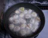揚げ里いものたっぷり鶏そぼろあん★作り方3写真