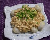 揚げ里いものたっぷり鶏そぼろあん★作り方5写真