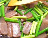 にんにくの芽と蒟蒻の味噌炒め作り方3写真