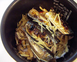 秋の味❀秋刀魚ときのこの炊き込みご飯作り方7写真