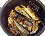 秋の味❀秋刀魚ときのこの炊き込みご飯作り方6写真