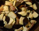 なすと豚バラのこってり味噌炒め♪作り方3写真