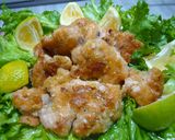秋に向日葵☆咲きました♪秋鮭の香味揚げ作り方9写真